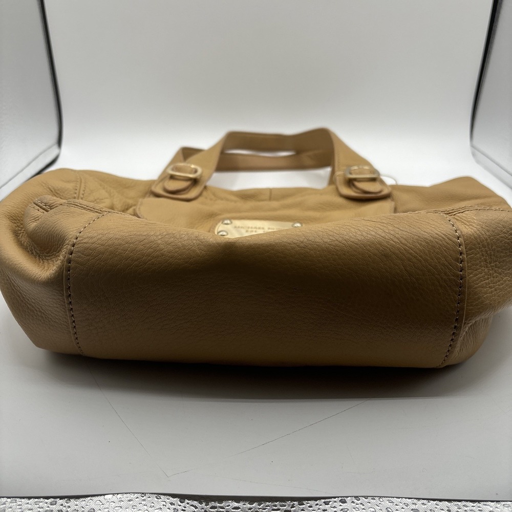 Michael Kors Hudson Downtown Leather Tote Large Shoulder Bag Light Brown Purse - Picture 4 of 16